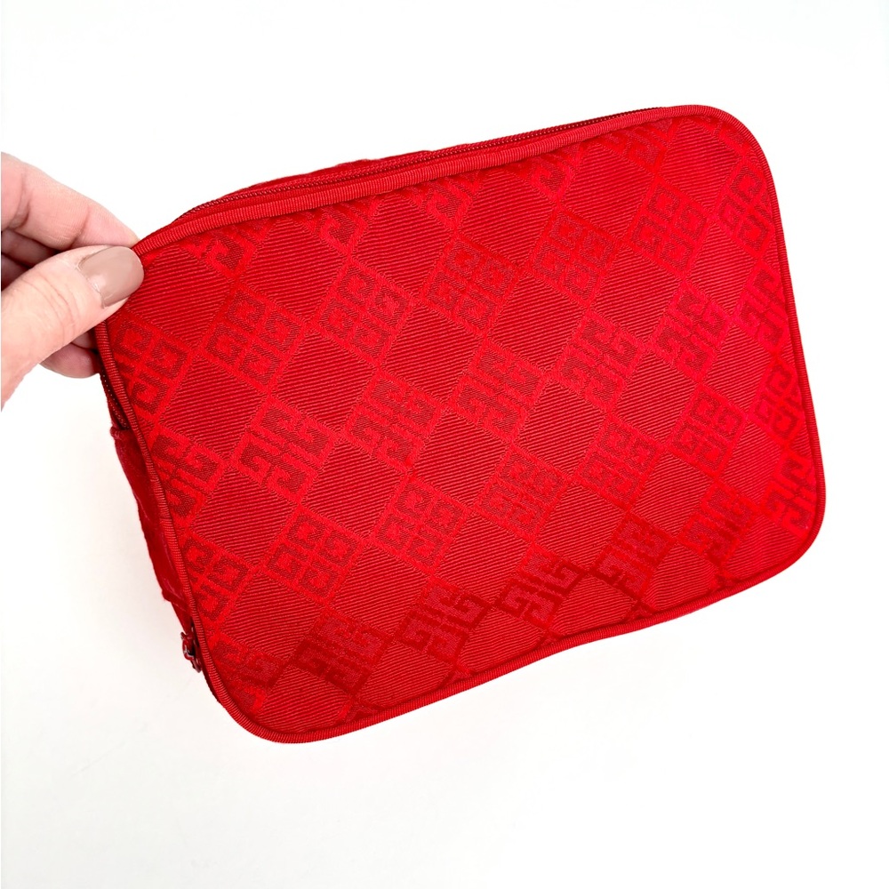 GIVENCHY Vintage 90s Signature Red Amarige Cosmetics Case